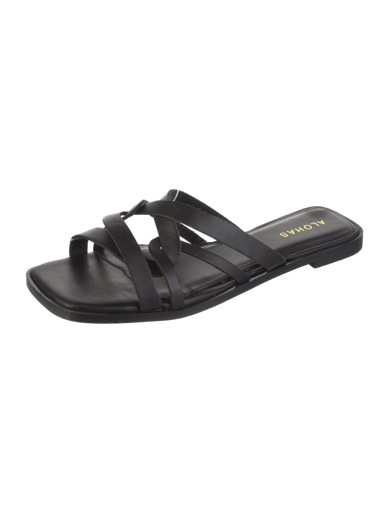 Alohas Leather Slides