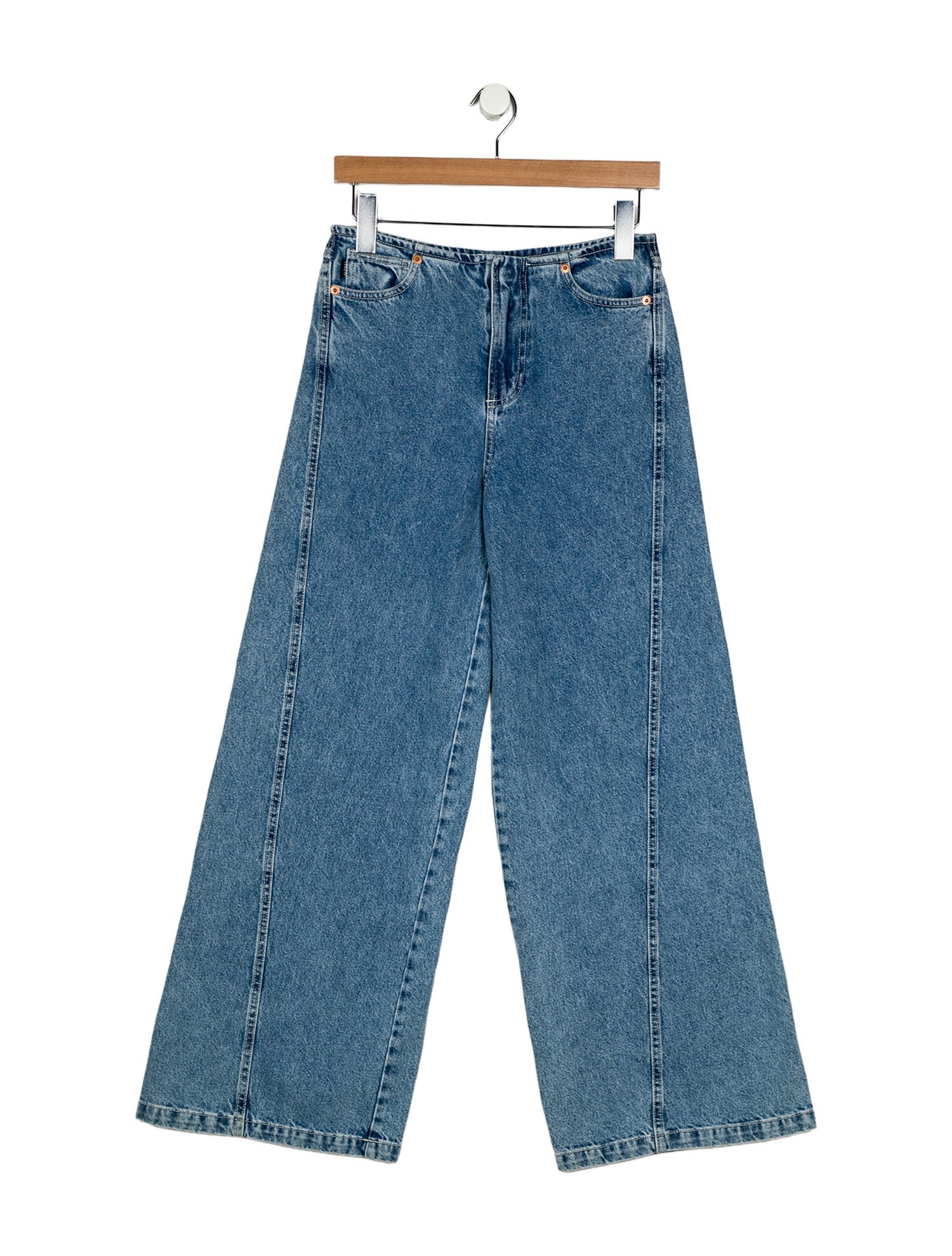 Alohas Mid-Rise Wide Leg Jeans