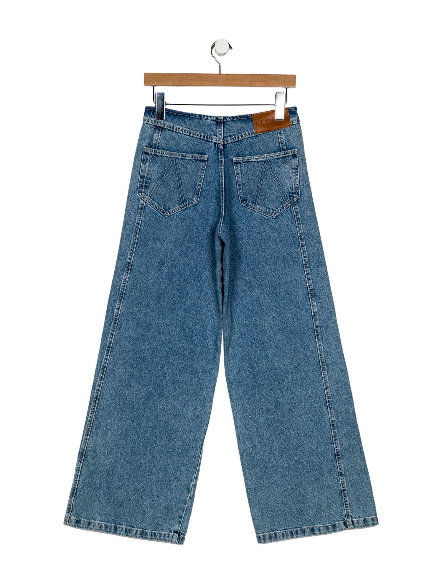 Alohas Mid-Rise Wide Leg Jeans