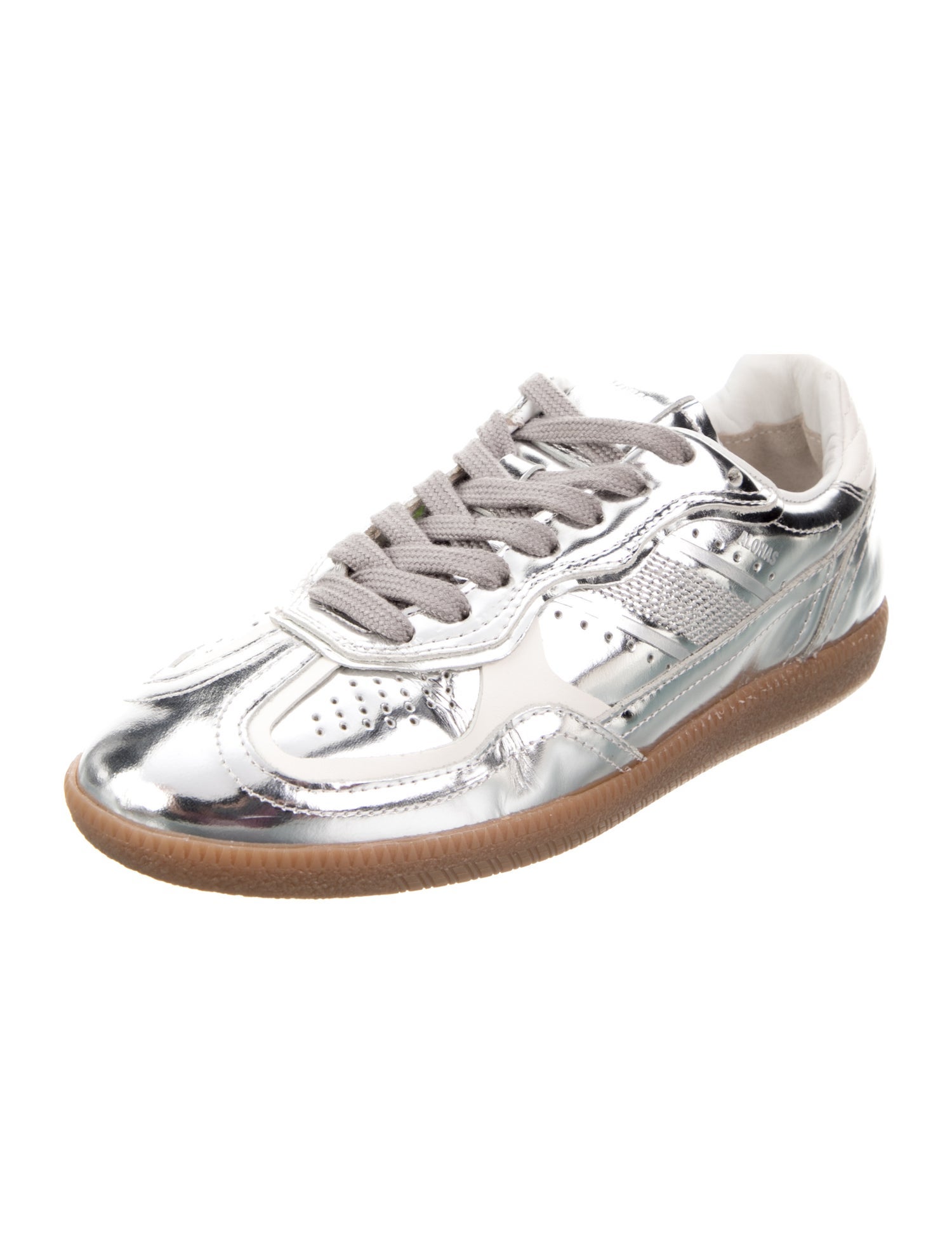 Alohas Leather Sneakers - Metallic Sneakers, Shoes - WALHO22566 | The ...