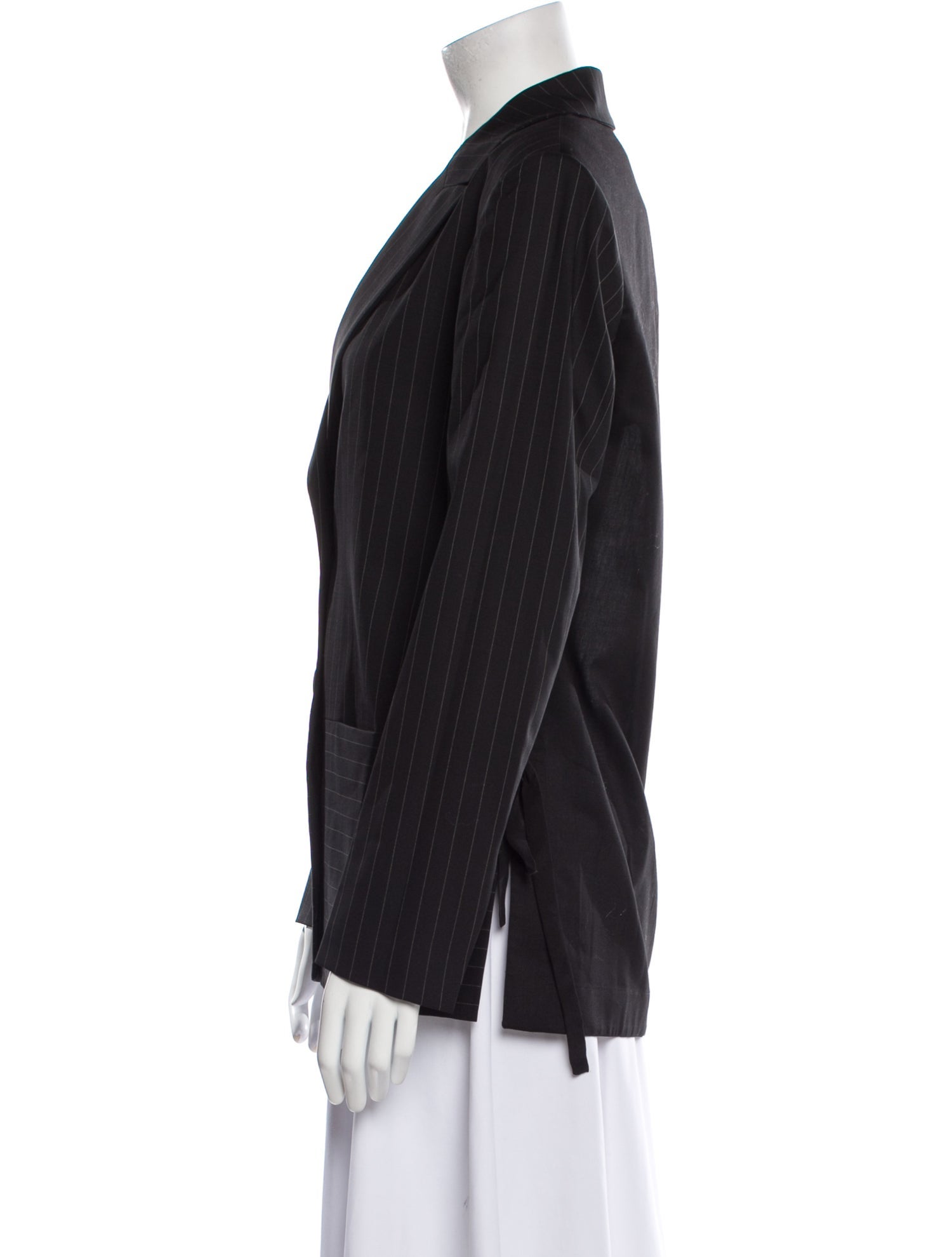 Albino Teodoro Virgin Wool Striped Blazer