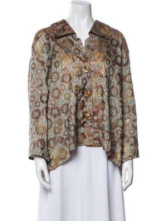 Allie-Coosh Printed Evening Jacket