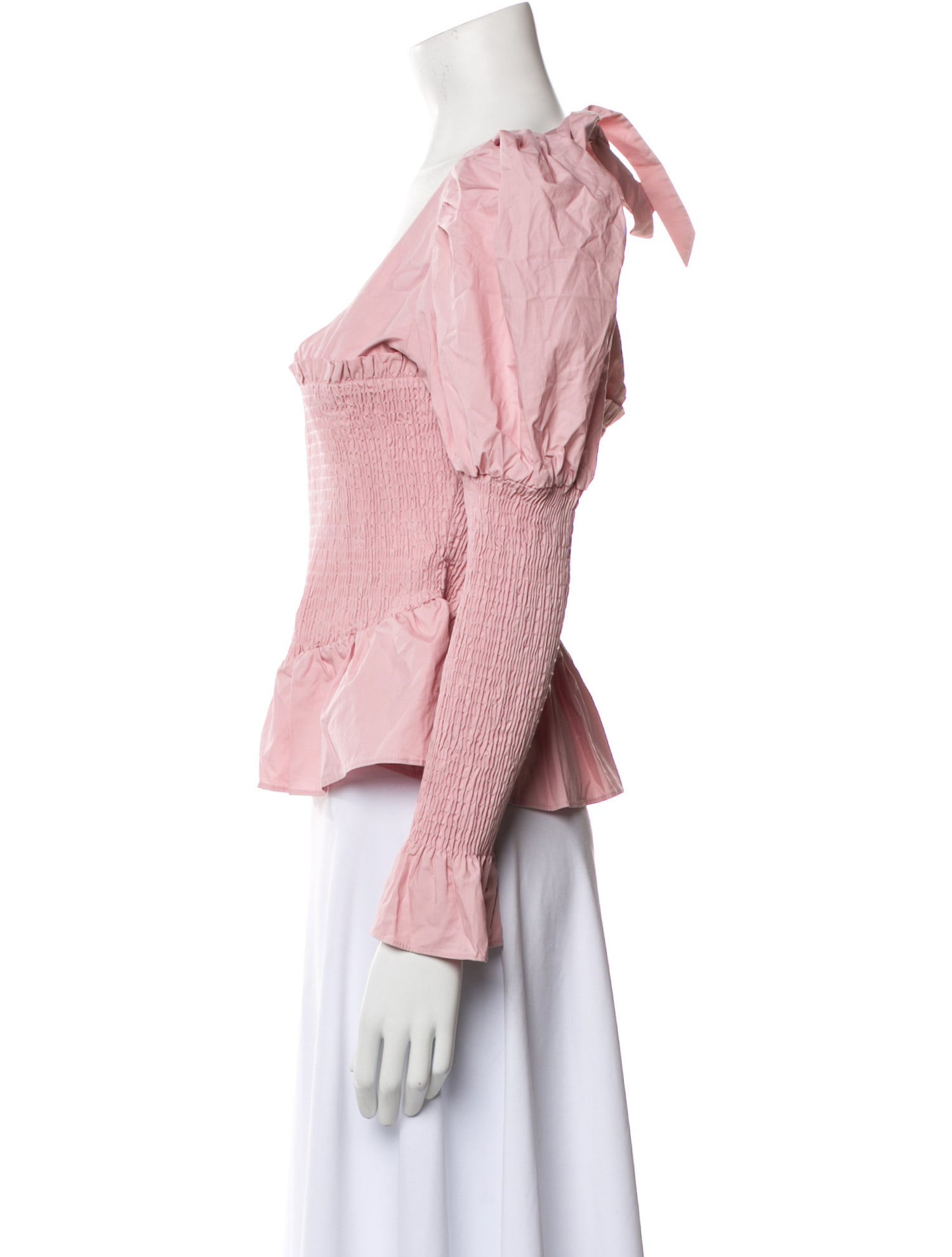 Allina Liu Scoop Neck Long Sleeve Blouse w/ Tags