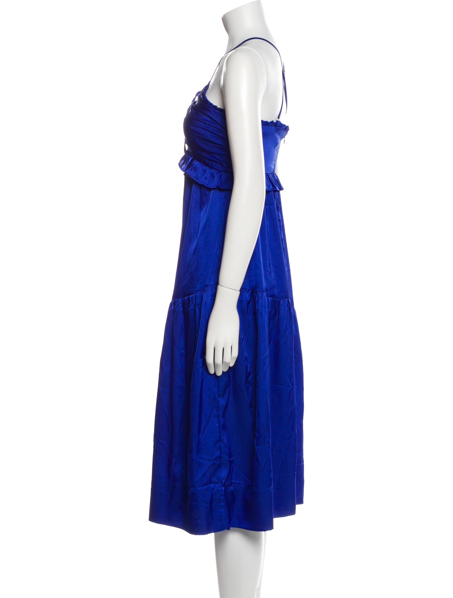 Allina Liu Halterneck Midi Length Dress