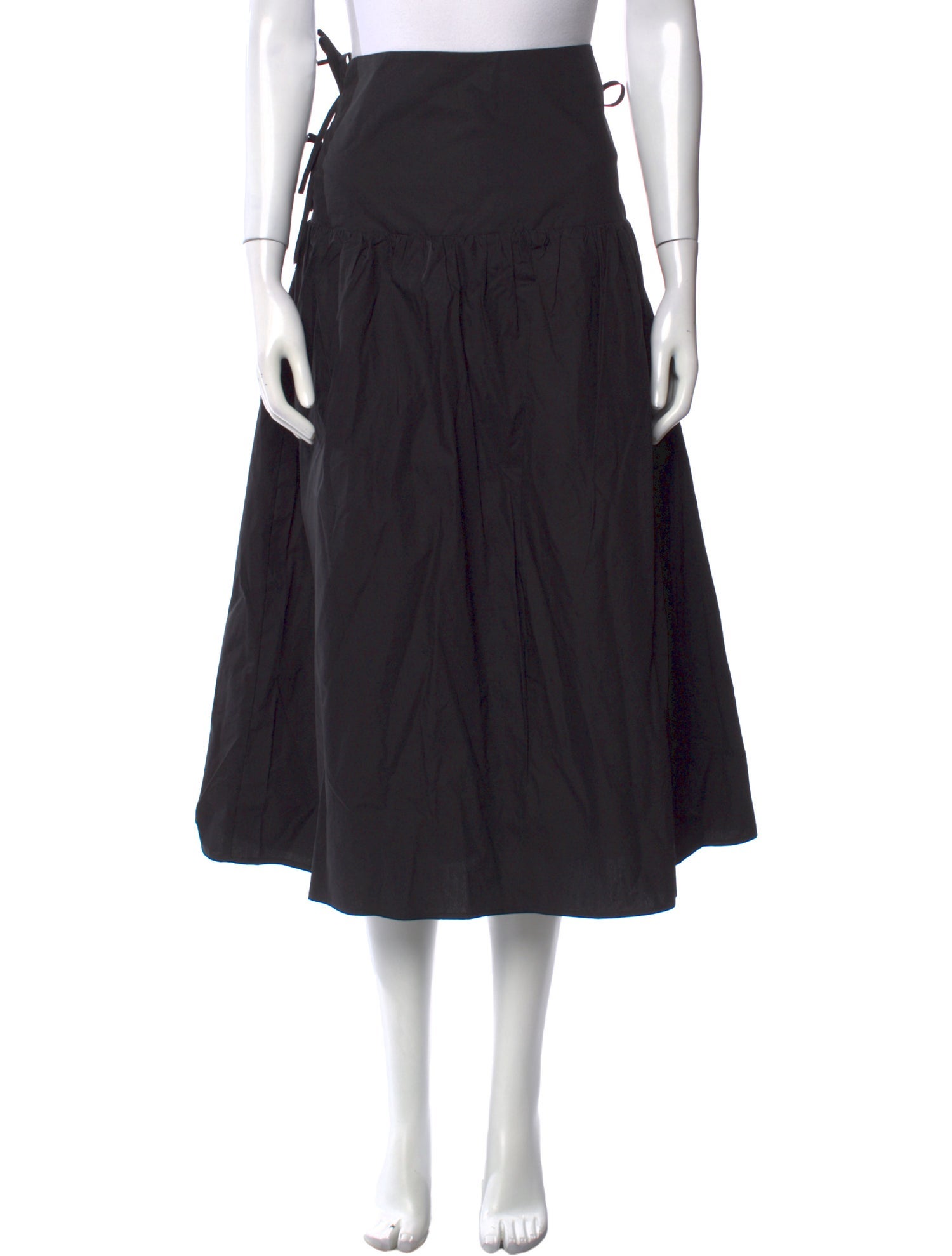 Allina Liu Ruffle Embellishment Midi Length Skirt w/ Tags