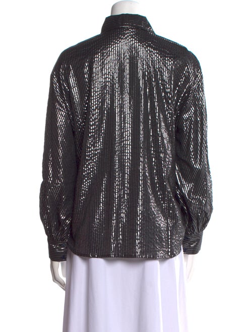 Alix of Bohemia Printed Long Sleeve Button-Up Top