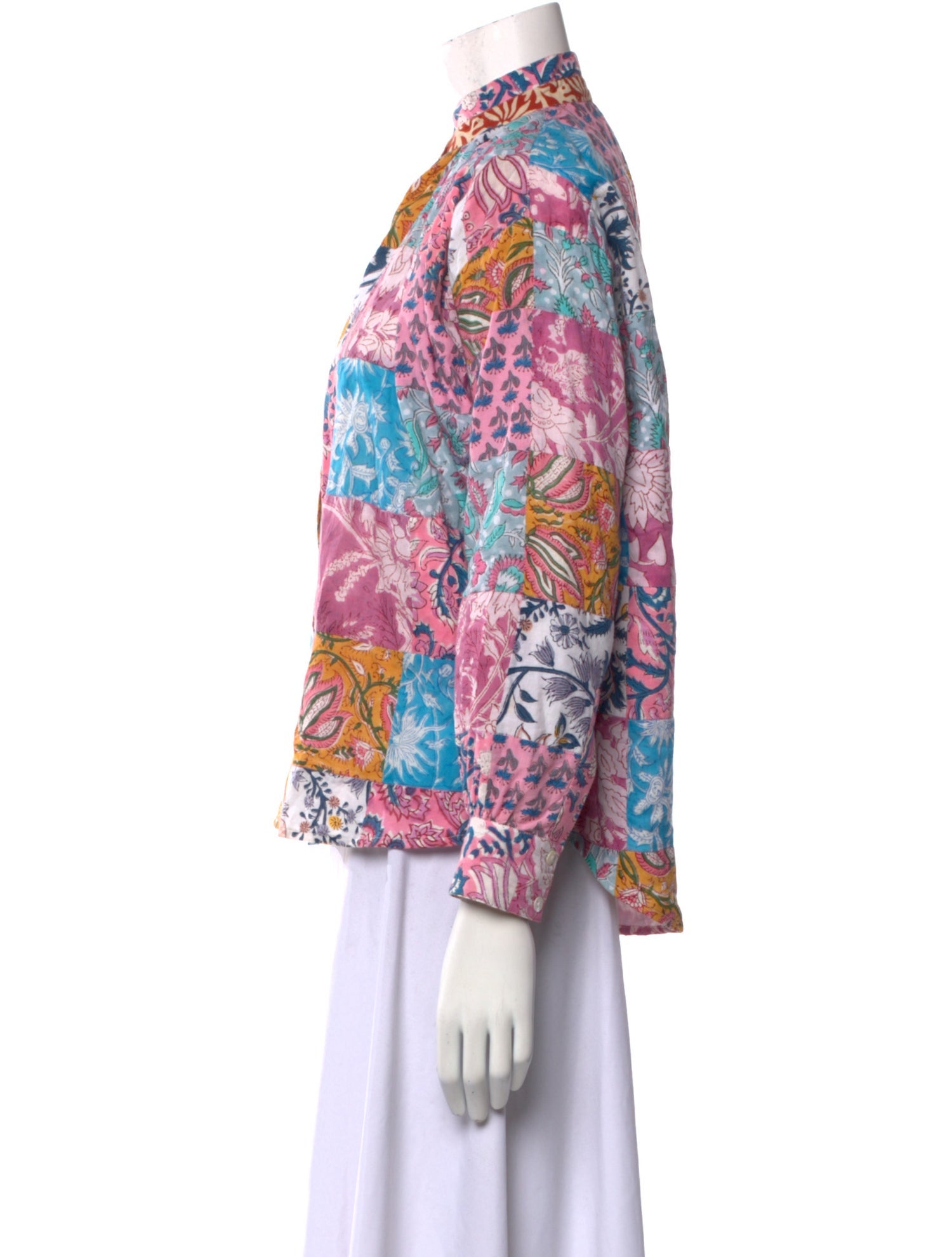 Alix of Bohemia Printed Mock Neck Blouse