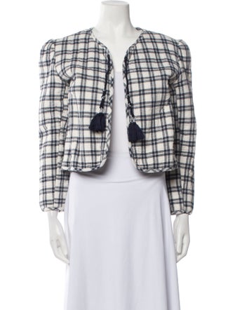 Alix of Bohemia Plaid Print Evening Jacket