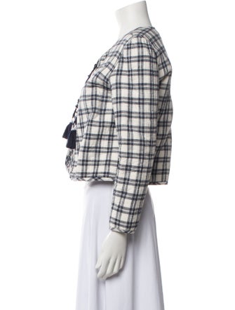 Alix of Bohemia Plaid Print Evening Jacket
