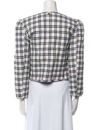 Alix of Bohemia Plaid Print Evening Jacket