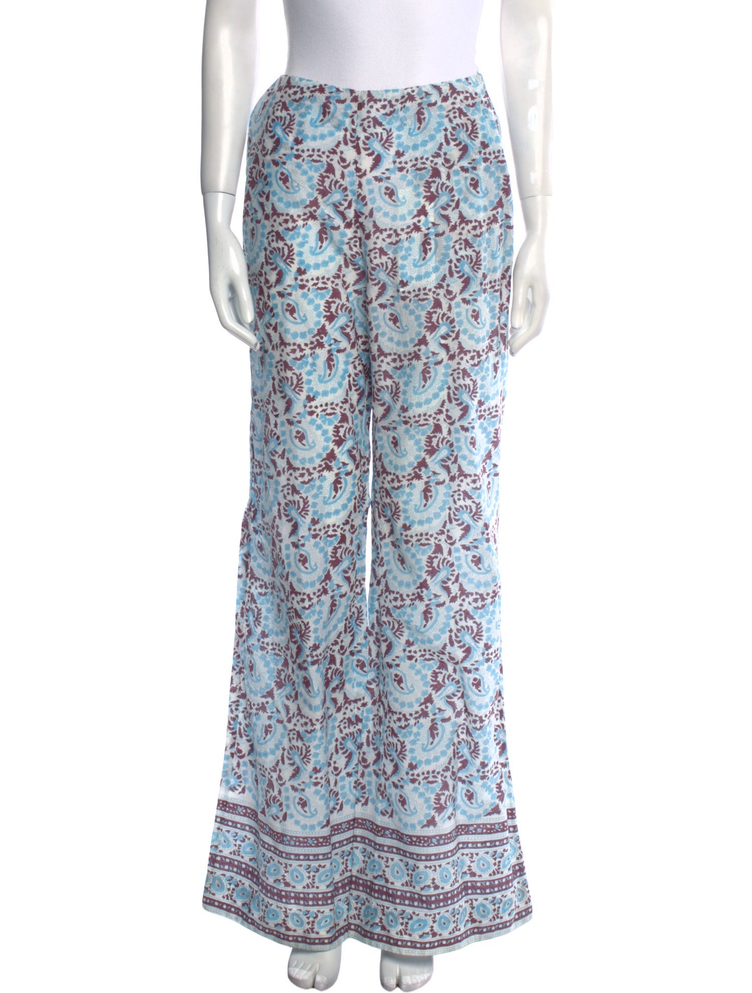 Alix of Bohemia Paisley Print Wide Leg Pants