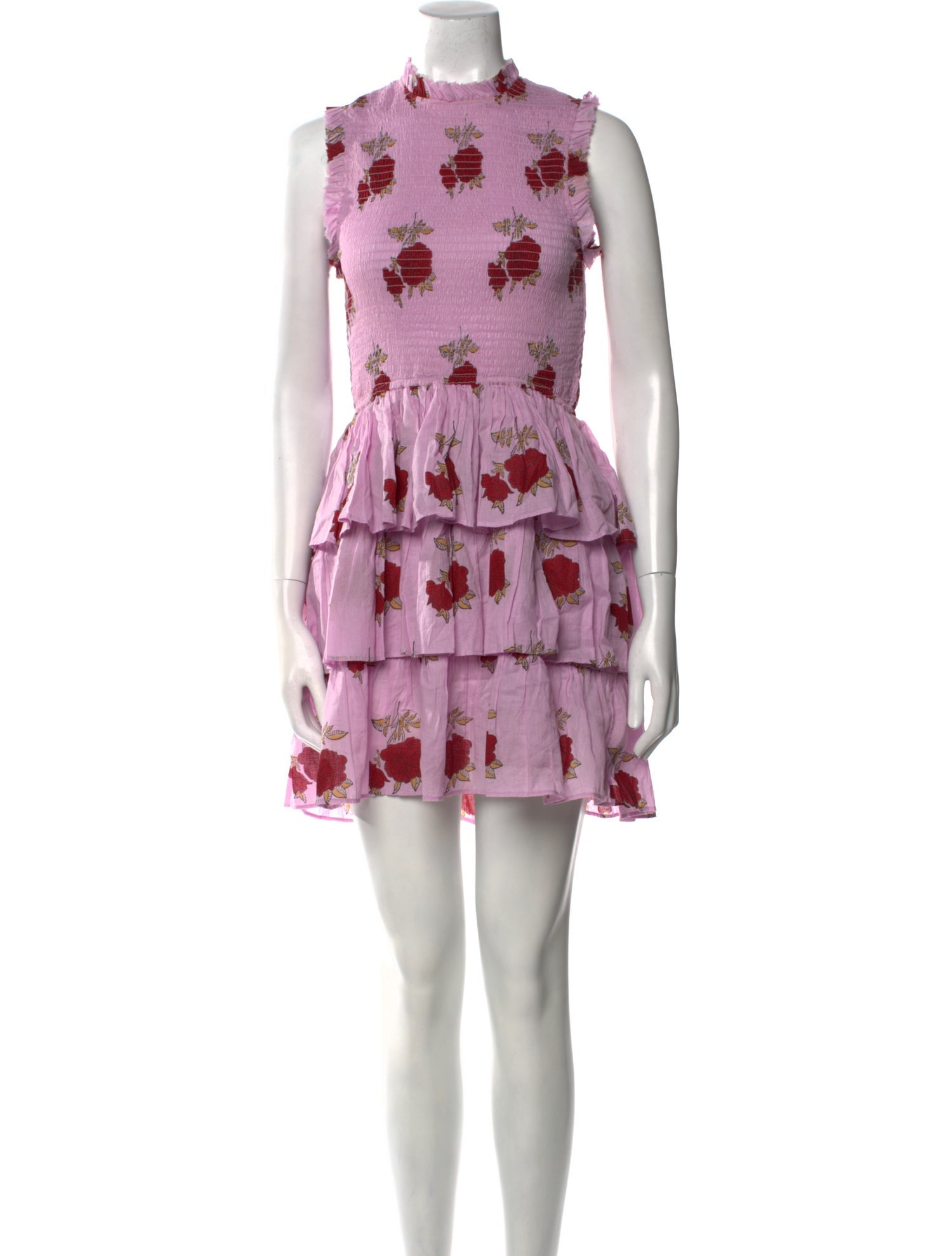 Alix of Bohemia Floral Print Mini Dress