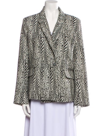 Alix of Bohemia Wool Printed Blazer