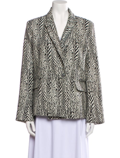 Alix of Bohemia Wool Printed Blazer