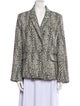 Alix of Bohemia Wool Printed Blazer