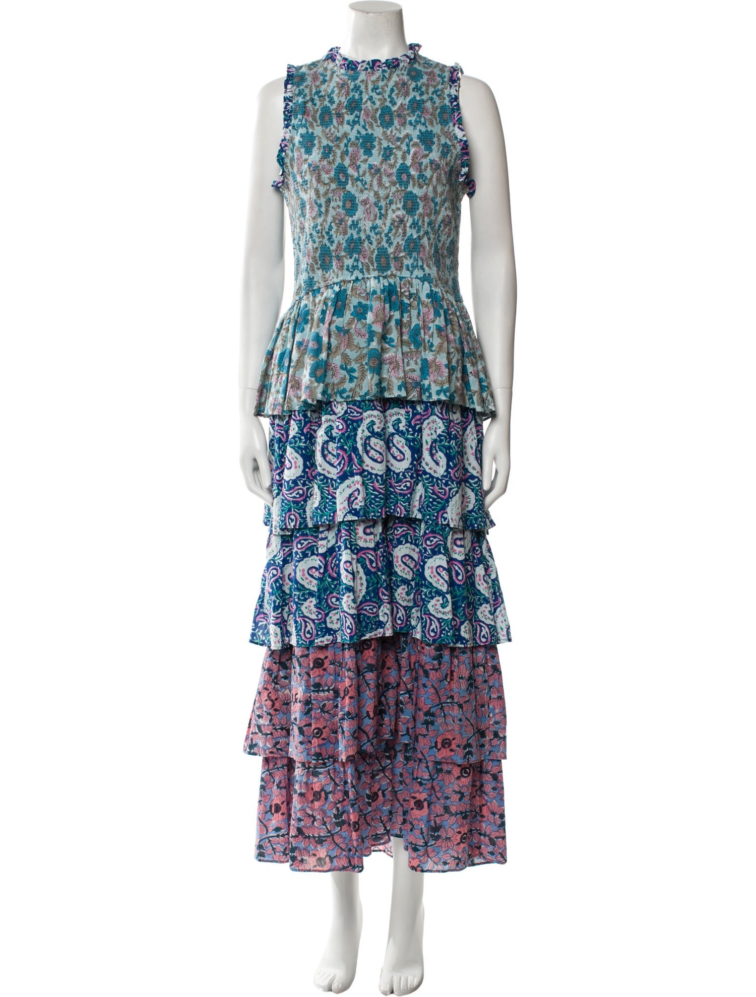 Alix of Bohemia Floral Print Long Dress