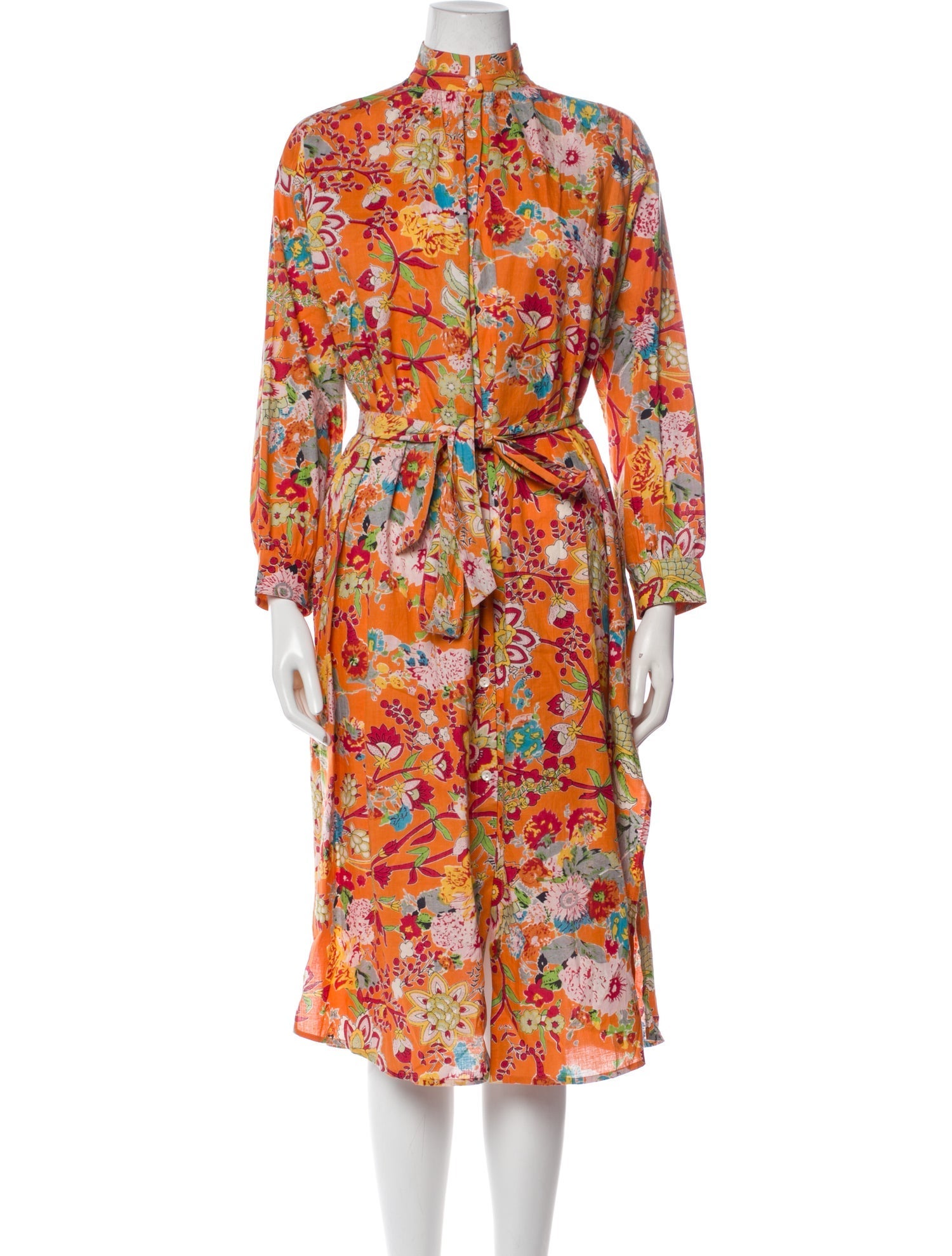 Alix of Bohemia Floral Print Midi Length Dress