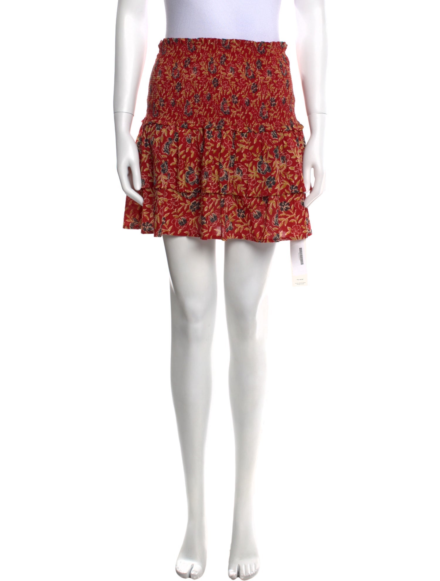 Alix of Bohemia Floral Print Mini Skirt