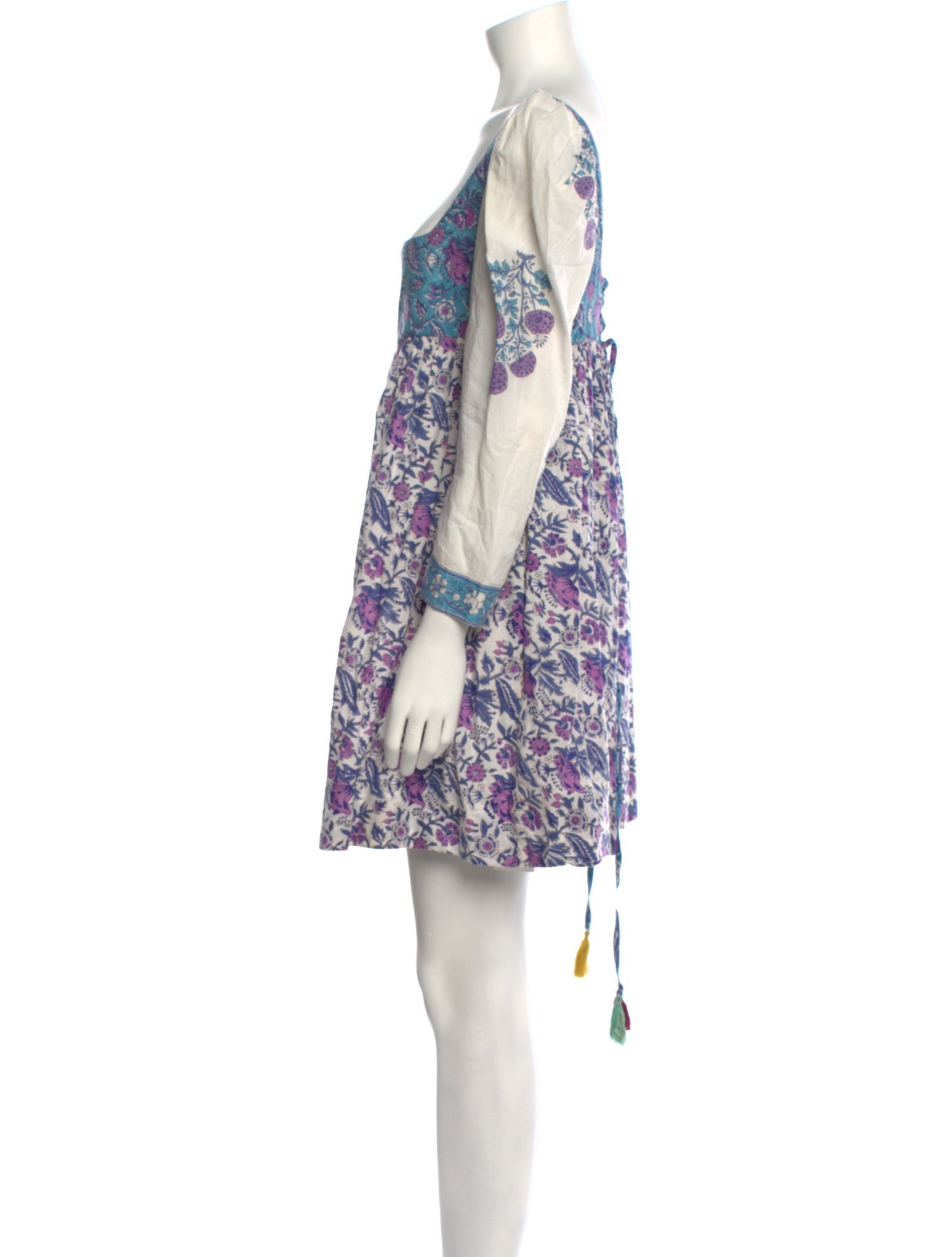 Alix of Bohemia Floral Print Mini Dress