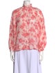 Alix of Bohemia English Rose Poet Blouse Silk Blouse