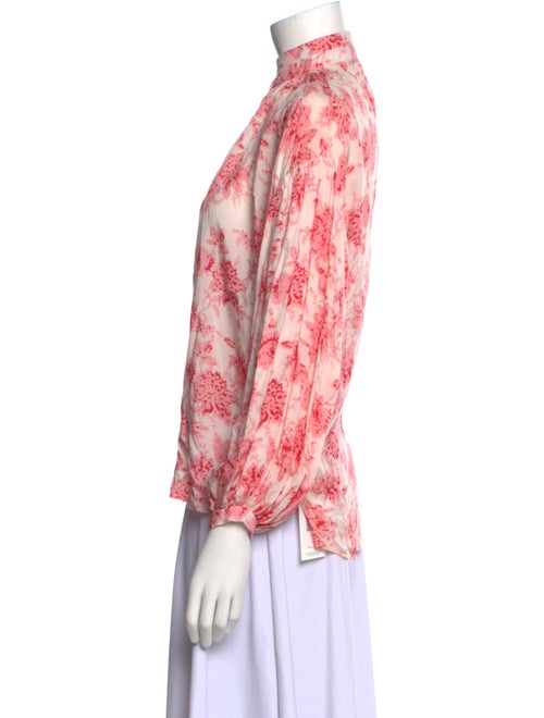 Alix of Bohemia English Rose Poet Blouse Silk Blouse