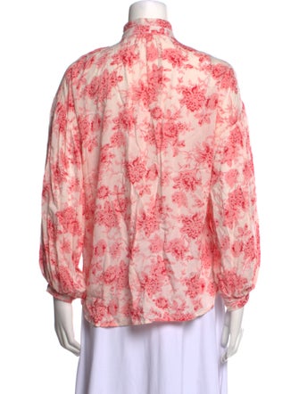 Alix of Bohemia English Rose Poet Blouse Silk Blouse