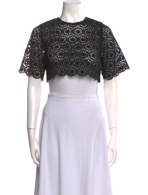 Alix of Bohemia Crew Neck Short Sleeve Crop Top