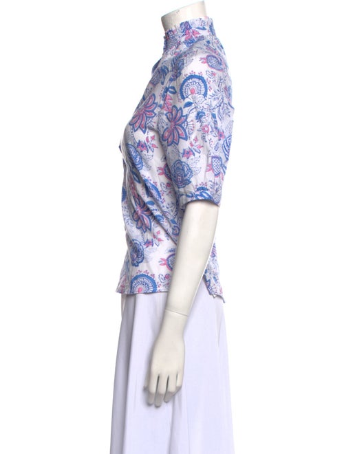 Alix of Bohemia Printed Mock Neck Top