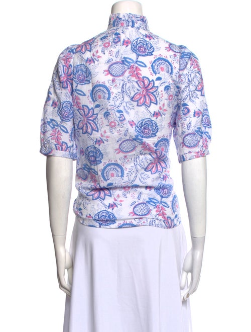 Alix of Bohemia Printed Mock Neck Top