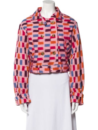 Alix of Bohemia Printed Biker Jacket