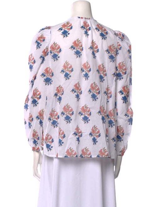 Alix of Bohemia Anna Floral Print Button-Up Top