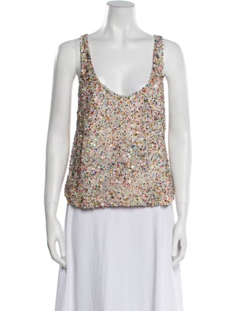 Alix of Bohemia Sequin Patterned Top