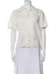 Alix of Bohemia Linen Short Sleeve Button-Up Top