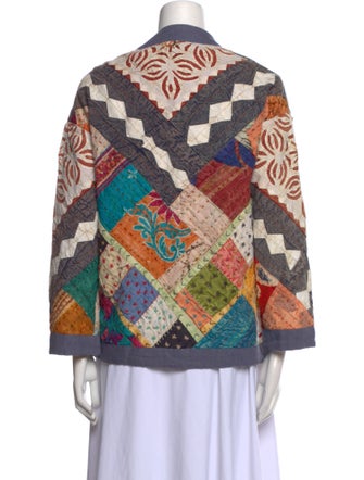 Alix of Bohemia Printed Open Front Sweater