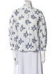 Alix of Bohemia Floral Print Mock Neck Blouse