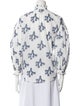 Alix of Bohemia Floral Print Mock Neck Blouse
