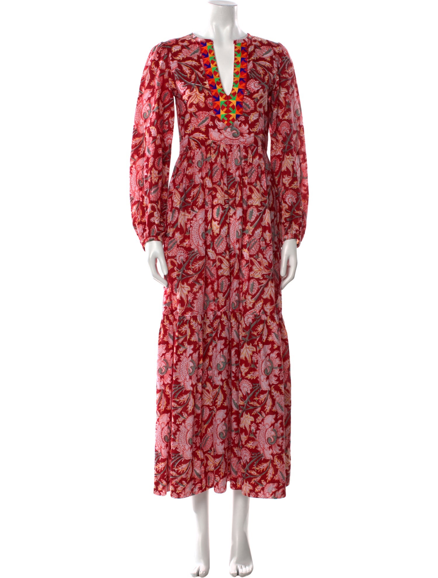 Alix of Bohemia Floral Print Long Dress