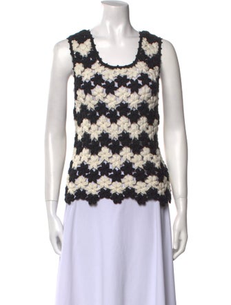 Alix of Bohemia Patterned Scoop Neck Top