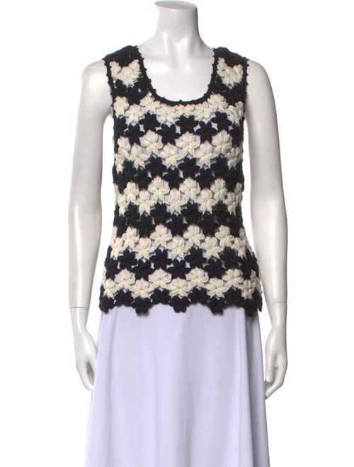 Alix of Bohemia Patterned Scoop Neck Top