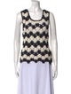 Alix of Bohemia Patterned Scoop Neck Top