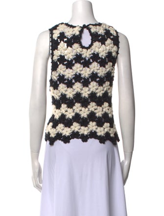 Alix of Bohemia Patterned Scoop Neck Top