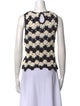 Alix of Bohemia Patterned Scoop Neck Top