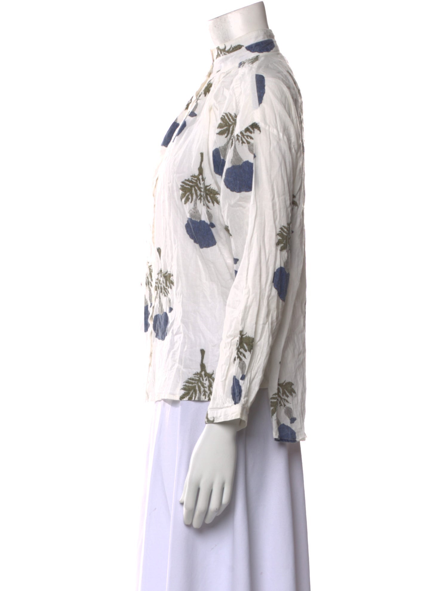 Alix of Bohemia Printed Mock Neck Blouse