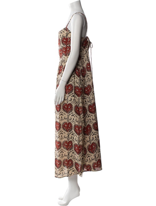 Alix of Bohemia Printed Midi Length Dress