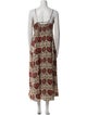 Alix of Bohemia Printed Midi Length Dress