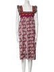 Alix of Bohemia Printed Midi Length Dress