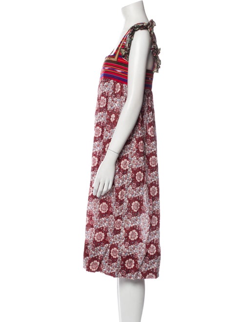 Alix of Bohemia Printed Midi Length Dress