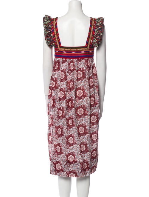 Alix of Bohemia Printed Midi Length Dress