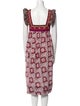 Alix of Bohemia Printed Midi Length Dress
