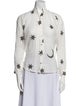 Alix of Bohemia Printed Mock Neck Button-Up Top